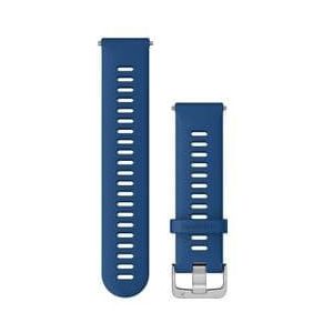 garmin quick release 22 mm silicone polsband tidal blue silver