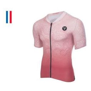 maillot manches courtes lebram grand ballon rouge coupe aero