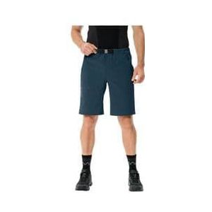 vaude badile softshell shorts navy blue