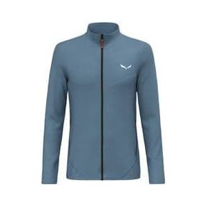 salewa puez wafel hybride fleece blauw