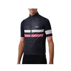 rapha brevet mouwloos vest navy roze