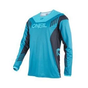 o neal element fr hybrid v 22 long sleeve jersey petrol  groenblauw