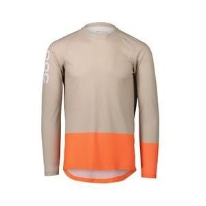 POC - MTB Pure - Long Sleeve Jersey - Beige - Oranje