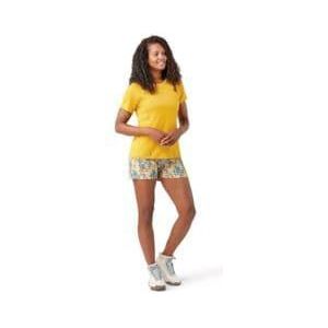 women s short sleeve baselayer smartwool active ultralite yellow