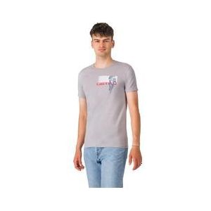 castelli veloce heren t shirt grijs