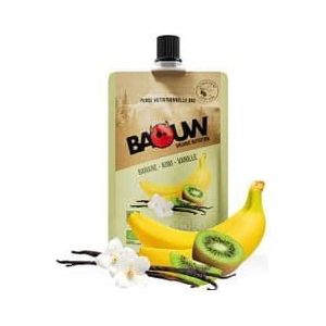 biologische baouw banaan kiwi vanille puree 90g