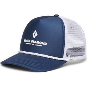 black diamond flat bill trucker cap blauw