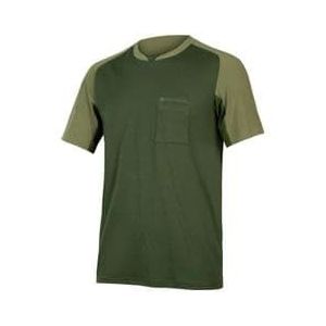 endura gv500 foyle olive green gravel short sleeve jersey