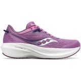 dameshardloopschoenen saucony triumph 21 violet zilver