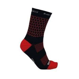 raidlight sokken zwart  rood