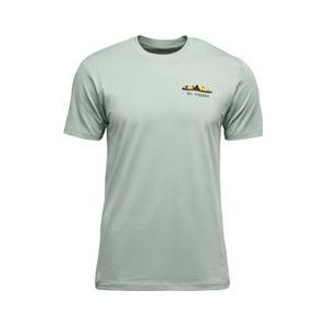 Black Diamond - Mounatinscape - Heren T-shirt - Groen - Biokatoen