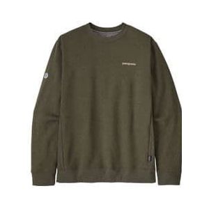 unisex patagonia fitz roy icon uprisal crew sweatshirt khaki