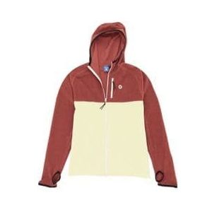 lagoped phantom hoodie unisex technical fleece ochre beige
