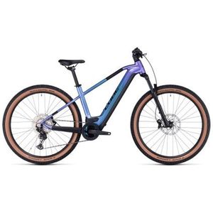 cube reaction hybrid race 625 elektrische hardtail mtb shimano deore xt 12s 625 wh 29  switch blauw paars 2023