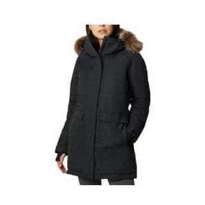 columbia little si insulated parka black women s
