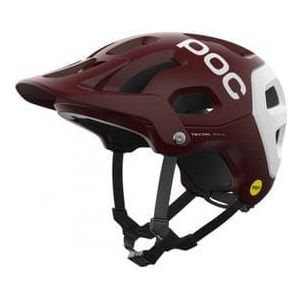 poc tectal race mips helm rood  wit