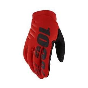 100  brisker red long gloves