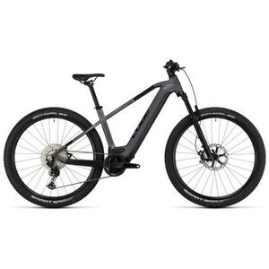 cube reactie hybride slt 750 hardtail mtb shimano xt 12s 750 wh 27 5  prizm zilver grijs 2023