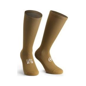 Assos - Spring Fall Unisea Socks - Sokken - Bruin - Oranje
