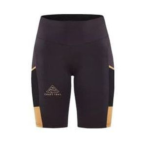 craft pro trail short tights grijs oranje