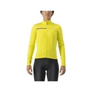 castelli sinergia 2 damestrui met lange mouwen fluorescerend geel