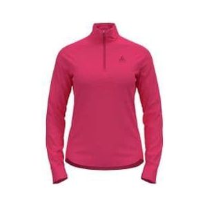 dames odlo berra pink 1 2 zip sweater