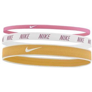 mini hoofdbanden  x3  nike gemengde breedte roze oranje unisex