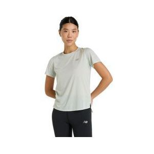 New Balance - Athletics - Sporttop - Blauw - Korte Mouwen