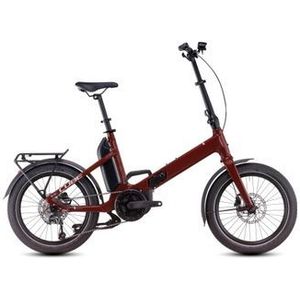 cube fold hybrid 500 opvouwbare elektrische fiets shimano tiagra 10s 500 wh 20  merlot red 2025