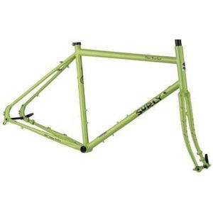 surly disc trucker 26  frame groen