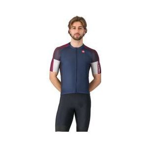 castelli entrata 6 korte mouw trui blauw rood heren