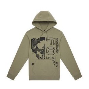 Fox - Heren Hoodie - Groen - Premium Fleece - Met Capuchon