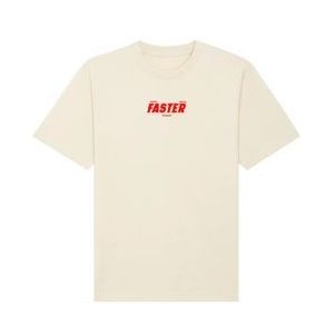 oversize unisex t shirt cois  wielrennen is geen spel  beige