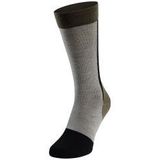 odlo performance wollen wandelsokken zwart lichtgrijs
