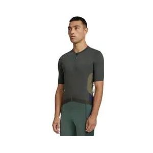 maap alt road burnt olive green short sleeve jersey