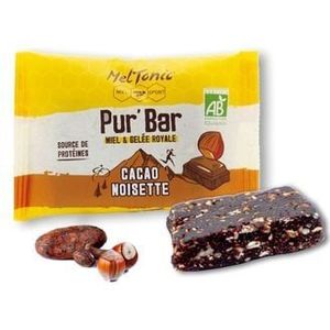 meltonic pur bar biologische cacao  amp  hazelnoot energiereep 50g