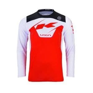 elite jersey met lange mouwen voor kinderen rood