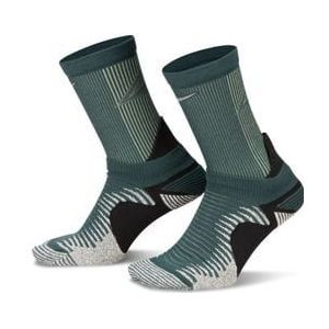 nike trail running crew unisex socks green