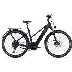 cube touring hybrid pro 500 trapeze elektrische hybride fiets shimano deore 11s 500 wh 700 mm zwart 2023