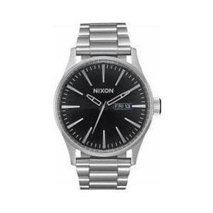 nixon sentry steel grey black unisex horloge
