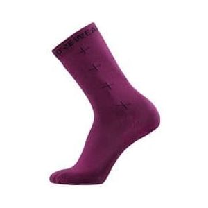 gore wear essential daily violet unisex socks