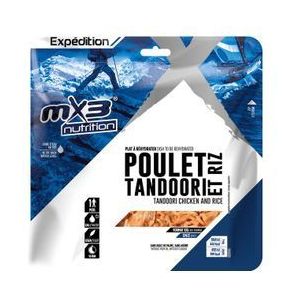vriesdroogmaaltijd mx3 tandoori kip  amp  rijst xxl 225g