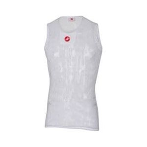 castelli core mesh mouwloze base layer wit