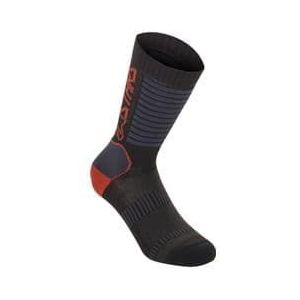 alpinestars paragon lite socks 19 black bright red