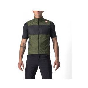 castelli unlimited puffy khaki  grijs vest