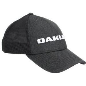 oakley 6 heather new era cap zwart