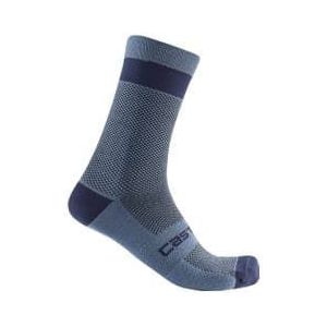 castelli alpha 18 sokken blauw