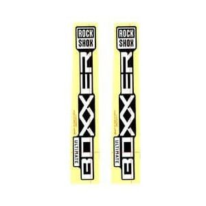 rockshox boxxer 27 29  stickerset zilver