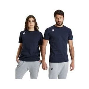 unisex arena team paneel blauw t shirt
