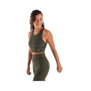 Sport BH - Zwart - 65% Econyl 35% Lycra - Ademend en Ondersteunend